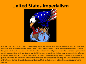 Answered Carribean Imperialism Study Guide Notes