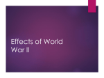 Effects of World War II