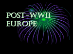 Post-WWII Europe