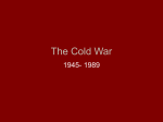 The Cold War - Pullman Education Portal