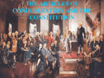 Articles of Confederation & Constitution