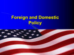 New Trends in foreign policy