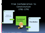 Chapter 8: Confederation to Constitution