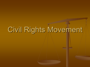 Baby Boomers and Civil Rights Movement