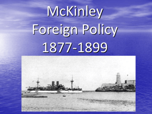 United States Foreign Policy 1877-1899