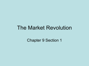 The Market Revolution