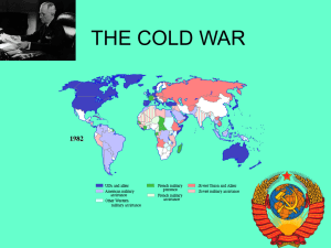 THE COLD WAR