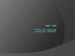 Cold War - Warren County Public Schools