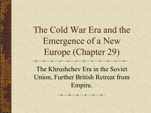 C29 Khrushchev to British retreat from Empire