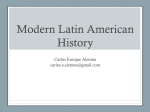 Modern Latin American History