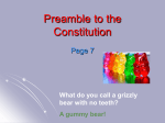 The Preamble to the Constitution of the United States of America