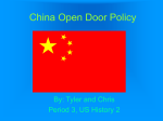 China Open Door Policy