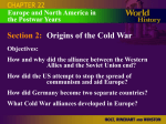 Origins of the Cold War