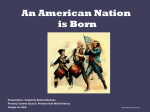 An American Nation is Born