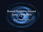 Ronald Reagan`s Second Term: 1984-1988