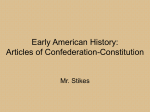 Early American History: Articles of Confederation