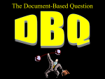 The Document-Based Question