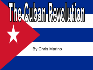 The Cuban Revolution