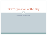 EOCT Question of the Day