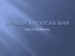 Spanish American War Test Review