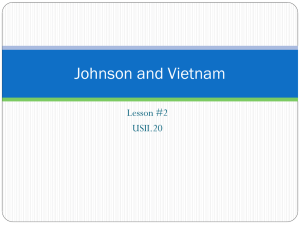 Johnson and Vietnam