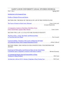 SAINT LOUIS UNIVERSITY LEGAL STUDIES JOURNAL