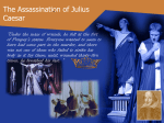 The Assassination of Julius Caesar