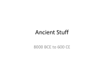 Ancient Stuff - AP Human Geography