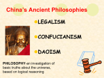 China`s Ancient Philosophies