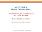 Chapter 2-Classical China