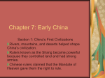 Chapter 7: Early China