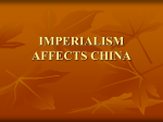 imperialism affects china