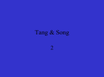 Tang and Song PPT