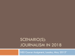 Scenario(s): journalism in 2018