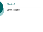 COMMUNICATION - Business Information Management