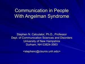 Stephen N. Calculator, Ph.D., Professor Dept. of