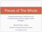 Pieces Of The Whole - Positive Communication Systems