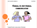 verbal & non-verbal communication