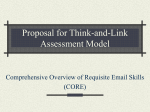 Proposal for Think-and-Link Assessment model