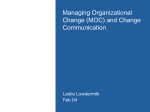 Managing Organizational Change