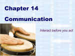Chapter 14 Communication