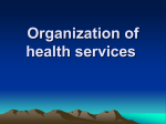 Organization of health services - Home