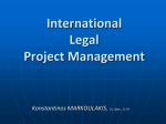 International Legal Project Management