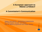 Second European congress on media literacy