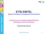 ETSI PowerPoint Presentation Template