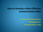 Strategic Communication: Coaching Points For Effectiveness