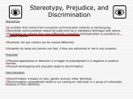 Stereotypy, Prejudice, and Discrimination chapter 7 com 4160