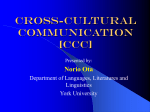 Cross-cultural Communication - Japanese Studies Program @ York