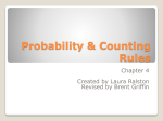 Probability & Counting Rules