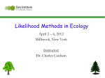 Likelihood and Information Theoretic Methods in Forest - sortie-nd